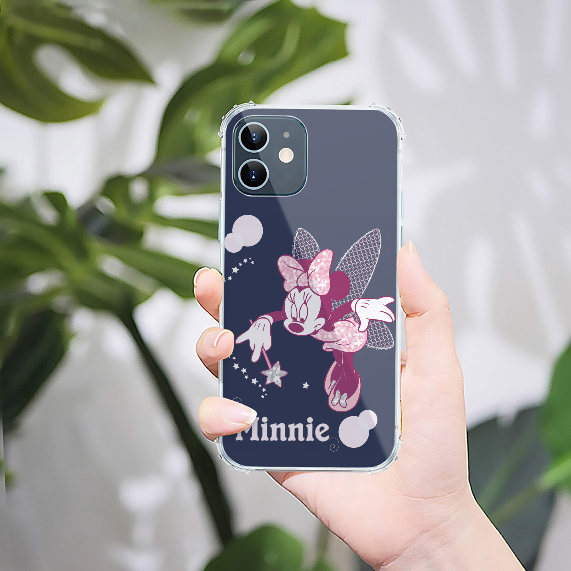 （画像用） ミッキーマウス Mickey Mouse 【iPhone 12シリーズ対応】透明スマホケース（クリアソフトケース）